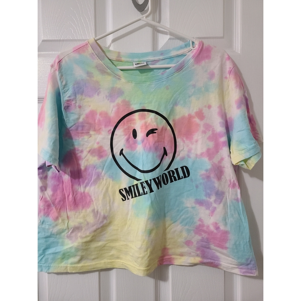 Smiley World Tye Dye Printed T-shirt